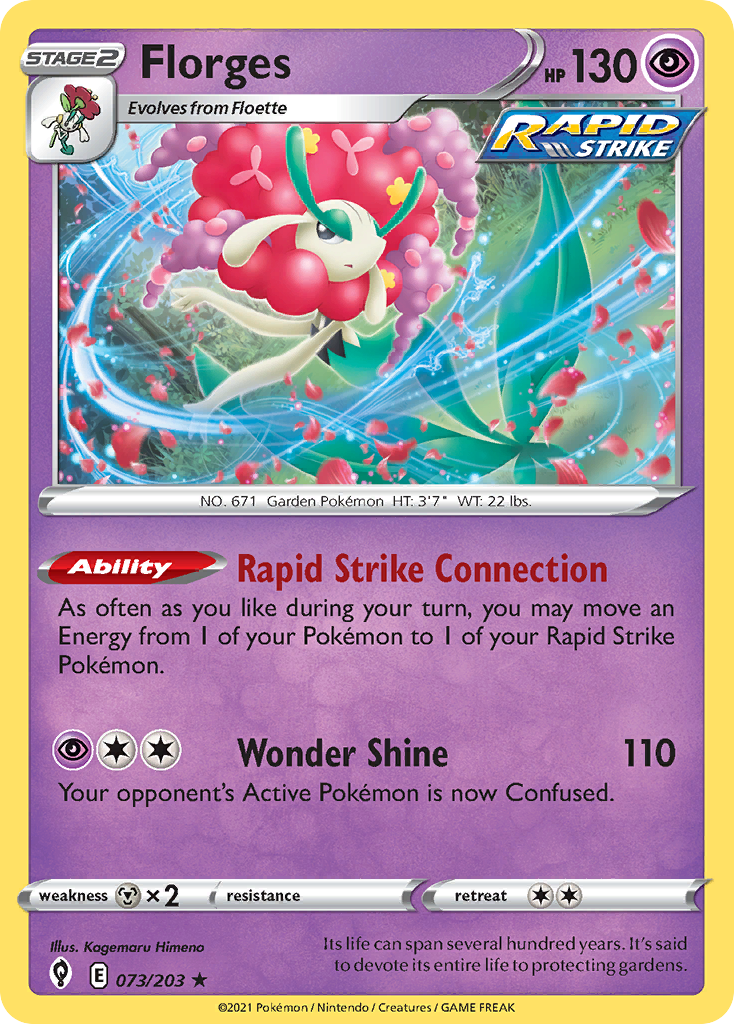 Florges - Evolving Skies - #73 - Pokemon TCG card