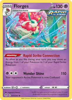 Florges #73 Florges - Evolving Skies - #73 - Pokemon TCG card