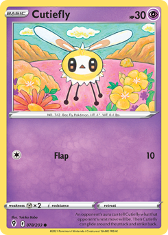 Cutiefly - Evolving Skies - #78 - Pokemon TCG card