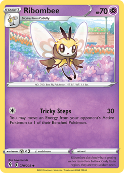 Ribombee #79 Ribombee - Evolving Skies - #79 - Pokemon TCG card