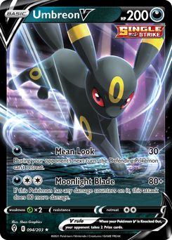 Umbreon V #94 Umbreon V - Evolving Skies - #94 - Pokemon TCG card