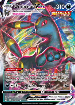 Umbreon VMAX #95 Umbreon VMAX - Evolving Skies - #95 - Pokemon TCG card