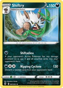 Shiftry #97 Shiftry - Evolving Skies - #97 - Pokemon TCG card