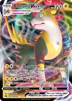 Boltund VMAX #104 Boltund VMAX - Fusion Strike - #104 - Pokemon TCG card