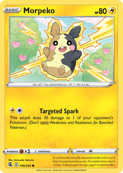 Morpeko - Fusion Strike - #109 - Pokemon TCG card