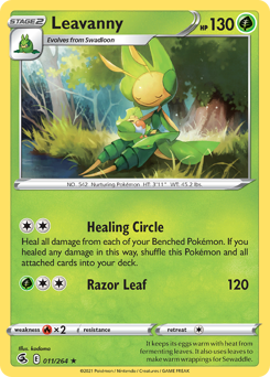 Leavanny #11 Leavanny - Fusion Strike - #11 - Pokemon TCG card