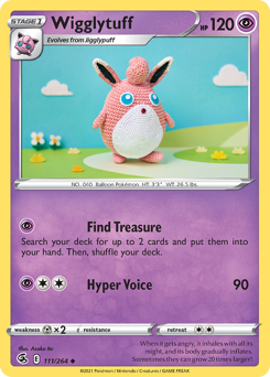 Wigglytuff - Fusion Strike - #111 - Pokemon TCG card