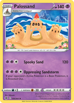Palossand - Fusion Strike - #126 - Pokemon TCG card