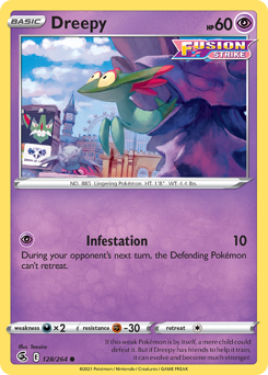 Dreepy - Fusion Strike - #128 - Pokemon TCG card