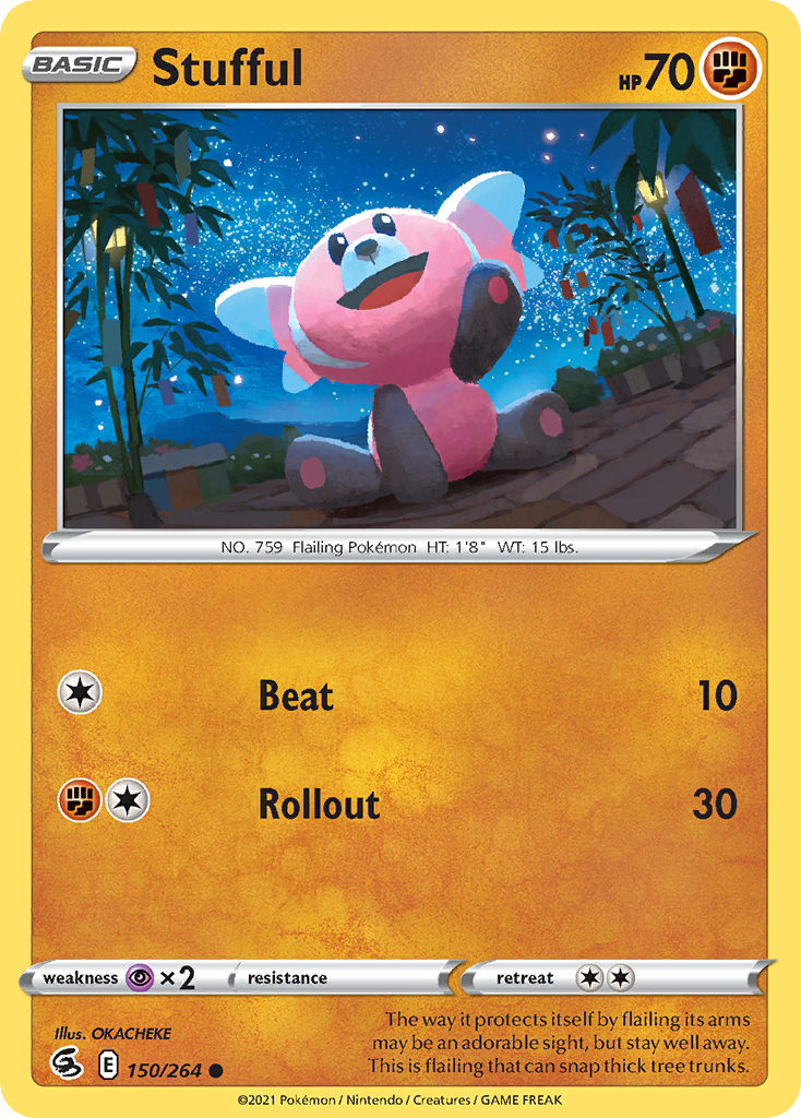 Stufful - Fusion Strike - #150 - Pokemon TCG card