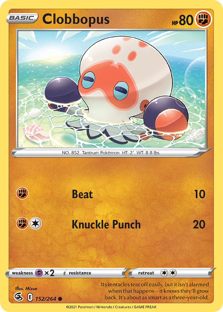 Clobbopus - Fusion Strike - #152 - Pokemon TCG card