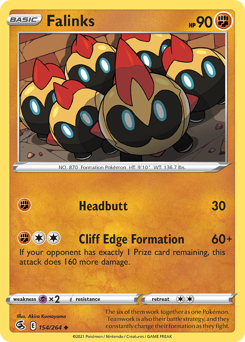 Falinks - Fusion Strike - #154 - Pokemon TCG card
