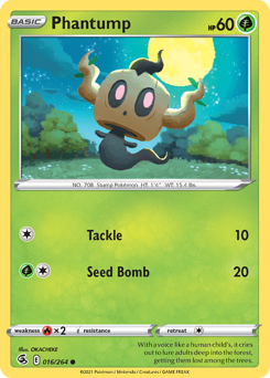 Phantump - Fusion Strike - #16 - Pokemon TCG card