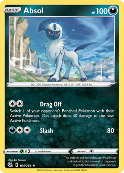 Absol #164 Absol - Fusion Strike - #164 - Pokemon TCG card