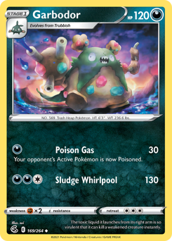 Garbodor #169 Garbodor - Fusion Strike - #169 - Pokemon TCG card