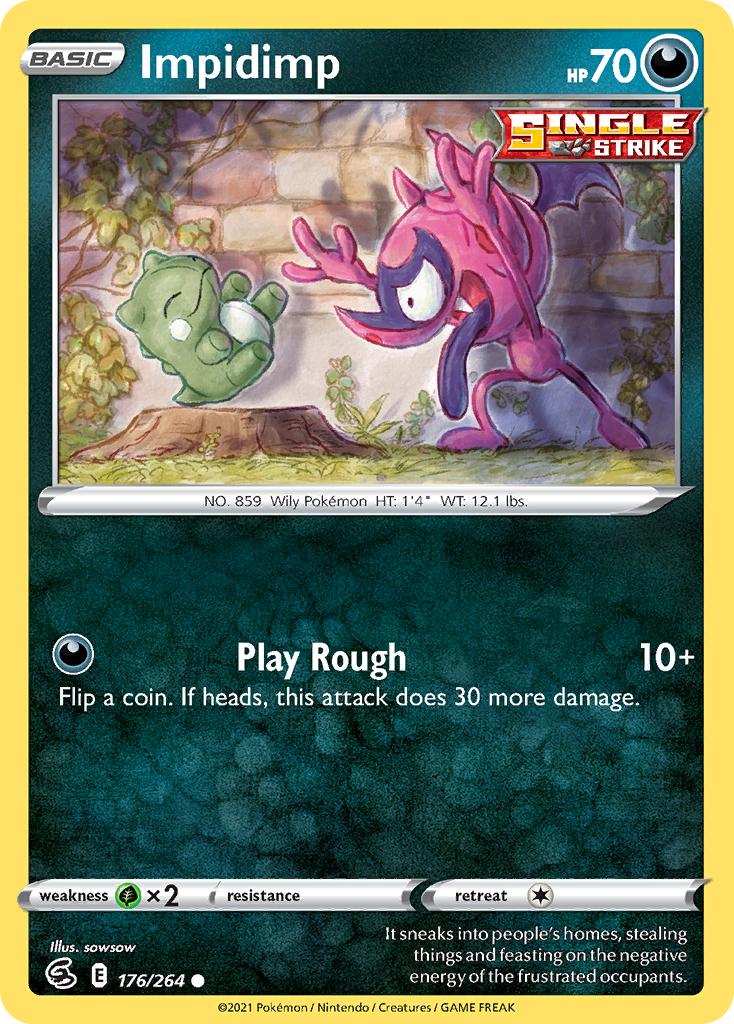 Impidimp - Fusion Strike - #176 - Pokemon TCG card