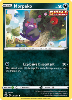 Morpeko - Fusion Strike - #179 - Pokemon TCG card
