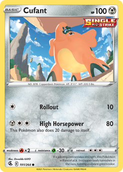 Cufant - Fusion Strike - #191 - Pokemon TCG card