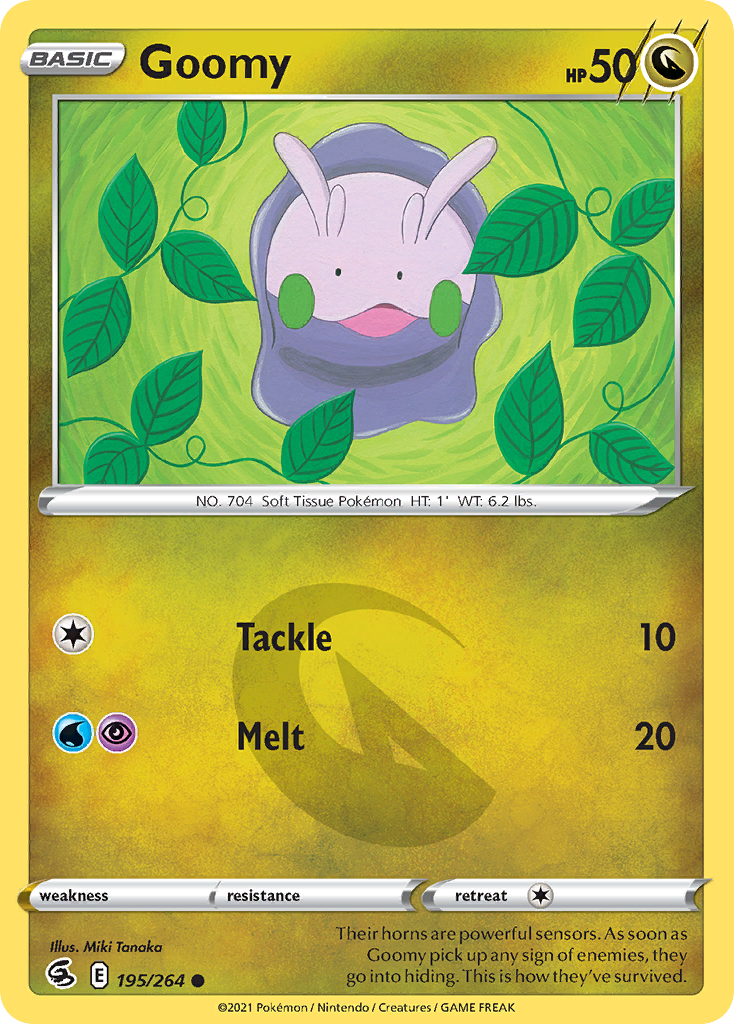 Goomy - Fusion Strike - #195 - Pokemon TCG card