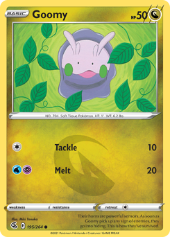 Goomy - Fusion Strike - #195 - Pokemon TCG card