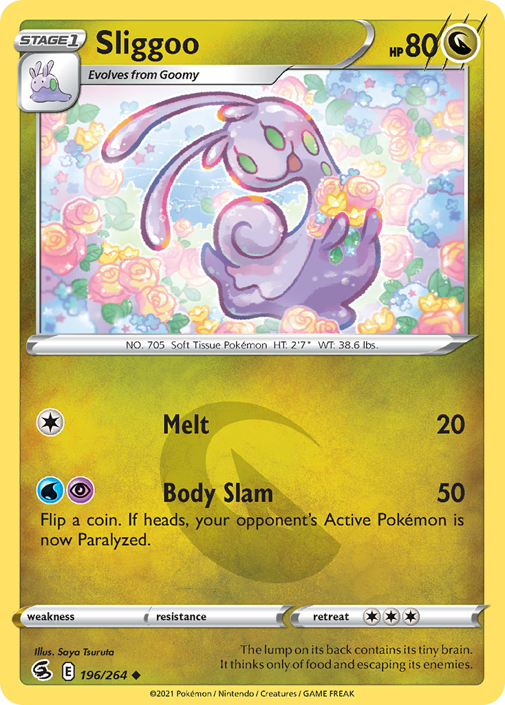 Sliggoo - Fusion Strike - #196 - Pokemon TCG card