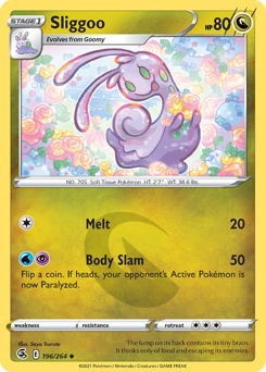 Sliggoo #196 Sliggoo - Fusion Strike - #196 - Pokemon TCG card