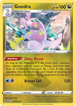 Goodra #197 Goodra - Fusion Strike - #197 - Pokemon TCG card