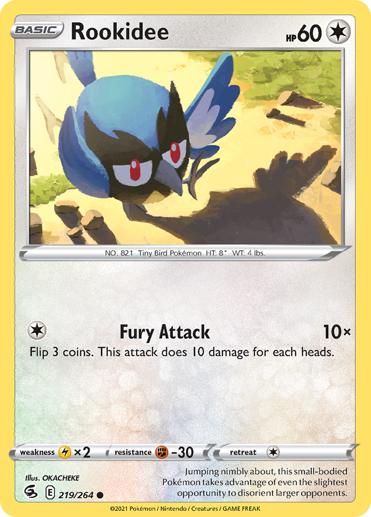 Rookidee - Fusion Strike - #219 - Pokemon TCG card