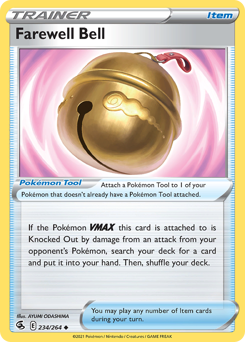 Farewell Bell - Fusion Strike - #234 - Pokemon TCG card