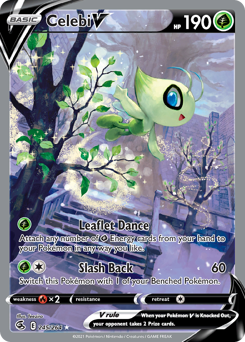 Celebi V - Fusion Strike - #245 - Pokemon TCG card
