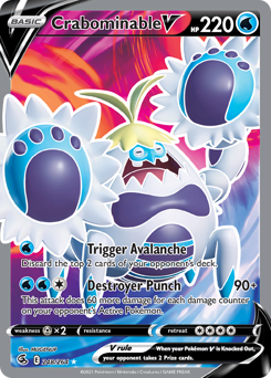 Crabominable V - Fusion Strike - #248 - Pokemon TCG card