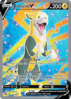 Boltund V #249 Boltund V - Fusion Strike - #249 - Pokemon TCG card