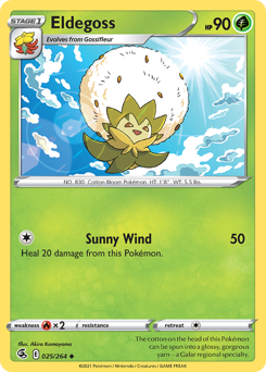 Eldegoss #25 Eldegoss - Fusion Strike - #25 - Pokemon TCG card