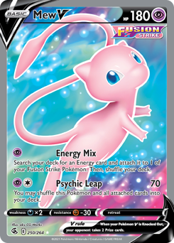 Mew V - Fusion Strike - #250 - Pokemon TCG card