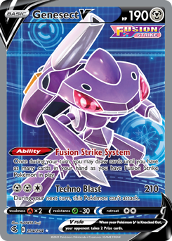 Genesect V #254 Genesect V - Fusion Strike - #254 - Pokemon TCG card