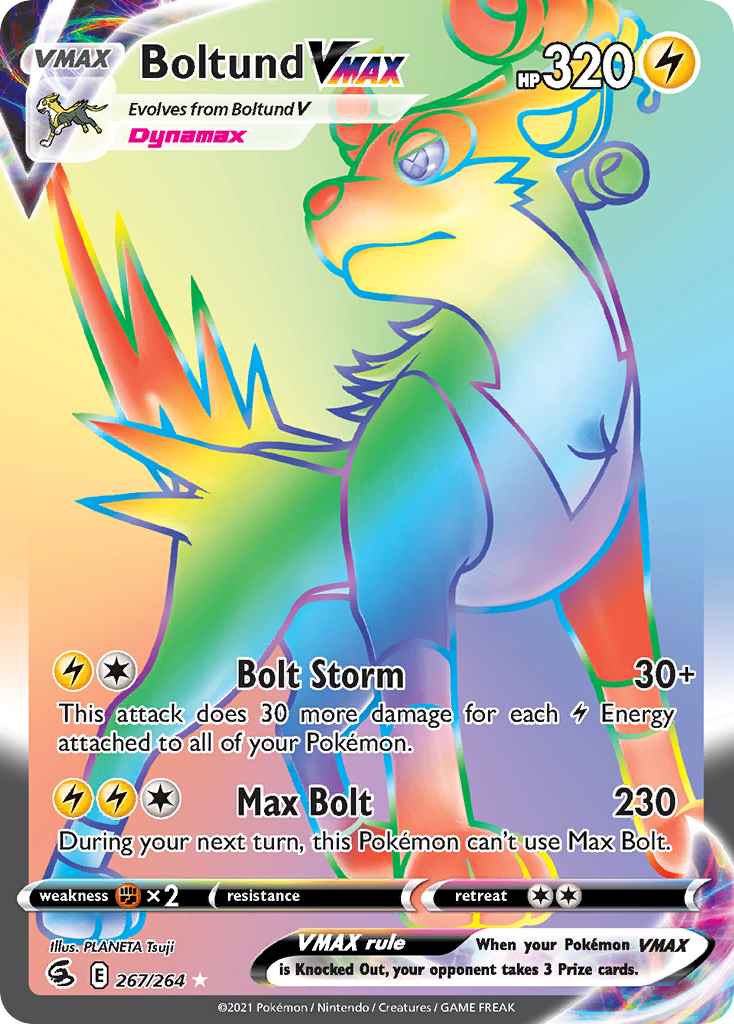 Boltund VMAX - Fusion Strike - #267 - Pokemon TCG card
