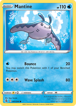Mantine - Fusion Strike - #61 - Pokemon TCG card