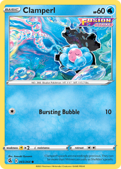 Clamperl - Fusion Strike - #65 - Pokemon TCG card
