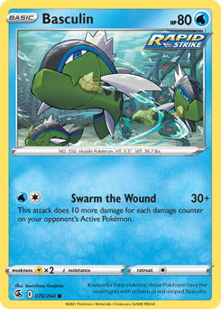 Basculin #70 Basculin - Fusion Strike - #70 - Pokemon TCG card