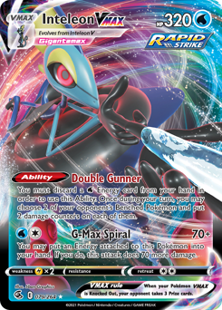 Inteleon VMAX - Fusion Strike - #79 - Pokemon TCG card
