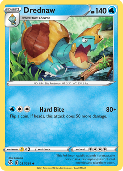 Drednaw - Fusion Strike - #81 - Pokemon TCG card