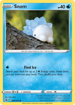 Snom #84 Snom - Fusion Strike - #84 - Pokemon TCG card