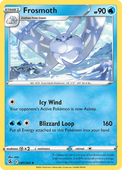 Frosmoth #85 Frosmoth - Fusion Strike - #85 - Pokemon TCG card
