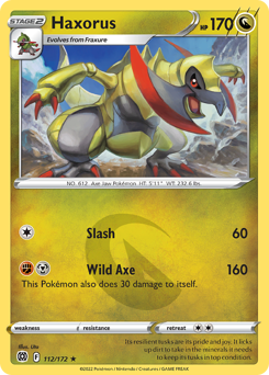 Haxorus #112 Haxorus - Brilliant Stars - #112 - Pokemon TCG card