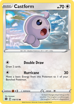 Castform - Brilliant Stars - #116 - Pokemon TCG card