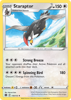 Staraptor #119 Staraptor - Brilliant Stars - #119 - Pokemon TCG card