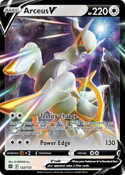 Arceus V - Brilliant Stars - #122 - Pokemon TCG card