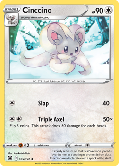 Cinccino - Brilliant Stars - #125 - Pokemon TCG card