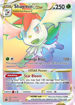 Shaymin VSTAR - Brilliant Stars - #173 - Pokemon TCG card