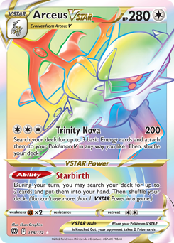 Arceus VSTAR #176 Arceus VSTAR - Brilliant Stars - #176 - Pokemon TCG card